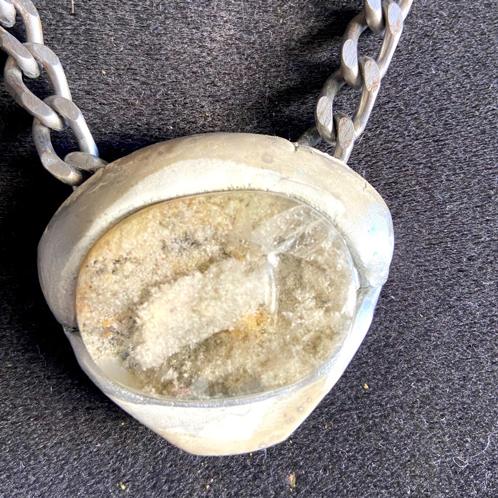 🤍Unique Adina Mills, one of a kind smoky quartz pendant with silver chain🤍